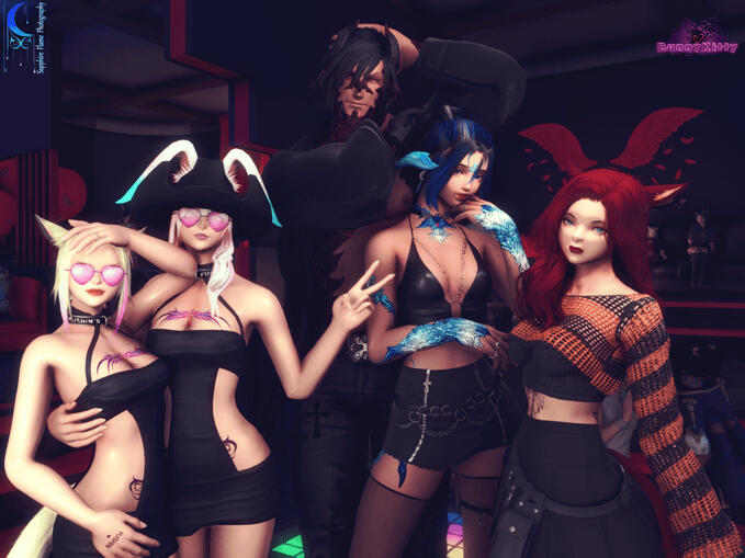 Yushin and Raiyvn Eterna, Nox and Sepheara Seren and Ash